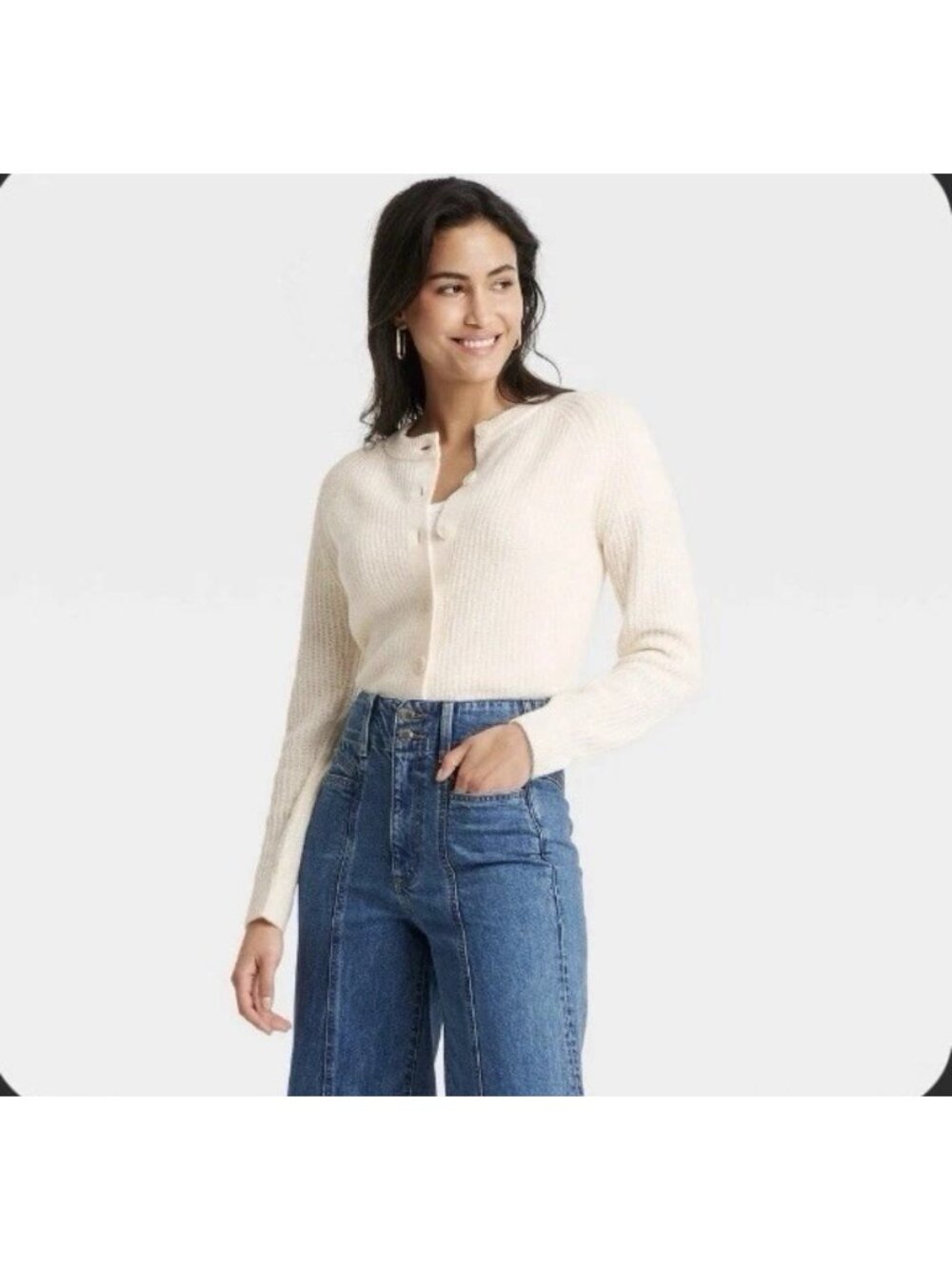 Universal thread women’s cozy, crewneck, button-up cardigan, size XXL NWT